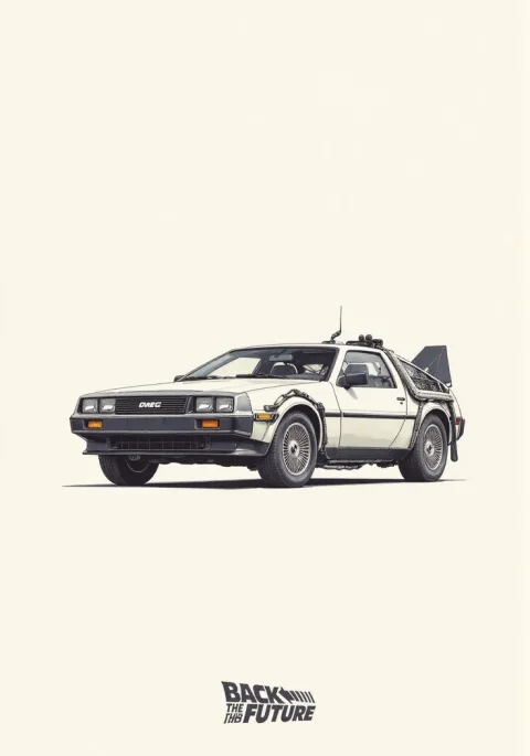 DeLorean posteri